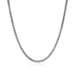 Box Chain Necklace, Sterling Silver, 3.7MM