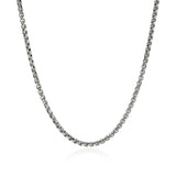 Box Chain Necklace, Sterling Silver, 3.7MM