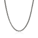 Box Chain Necklace, Sterling Silver, 6MM