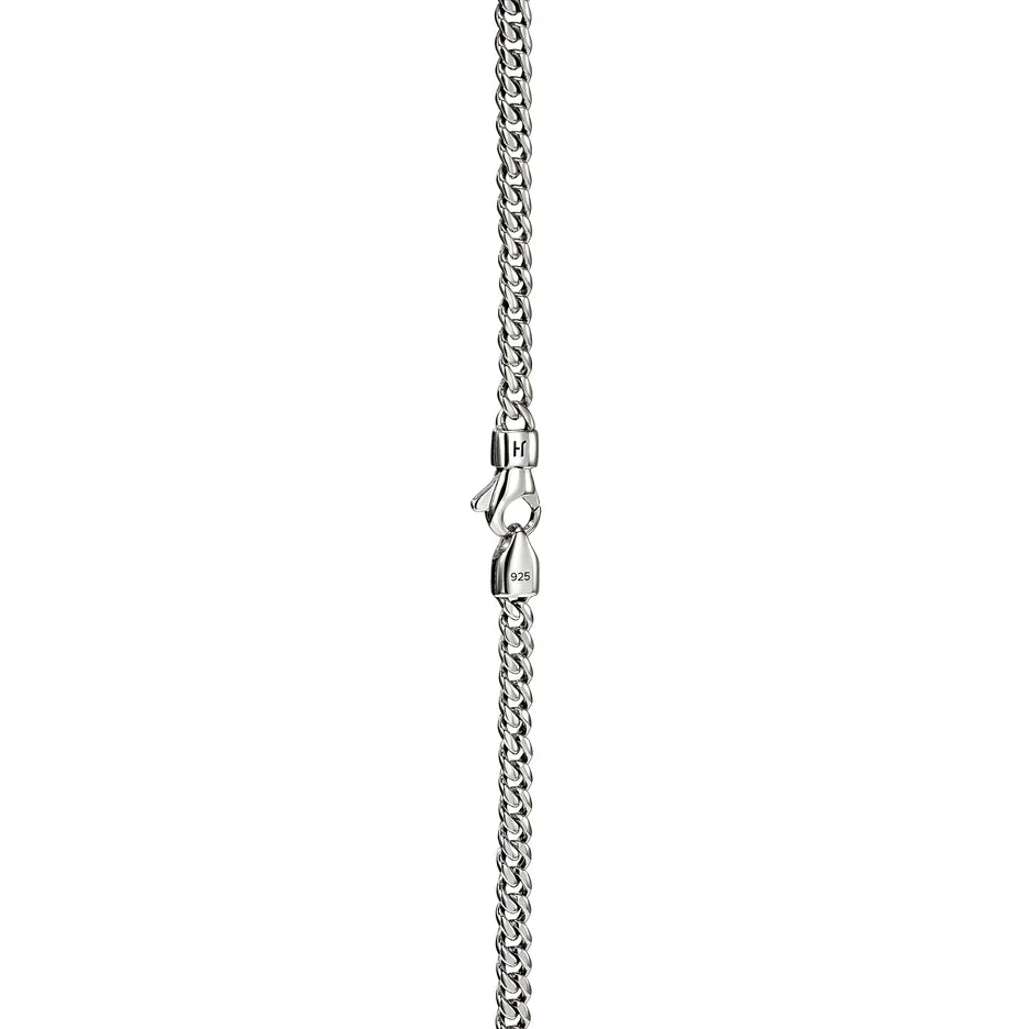 Curb Chain Necklace, Sterling Silver, 3.9MM
