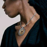 Rata Chain Pendant Necklace, Silver, Gold