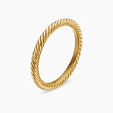 CABLE COLLECTIBLES® STACK RING 18K Yellow Gold, 2mm