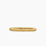 CABLE COLLECTIBLES STACK RING 18K Yellow Gold, 2mm