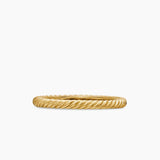 CABLE COLLECTIBLES STACK RING 18K Yellow Gold, 2mm