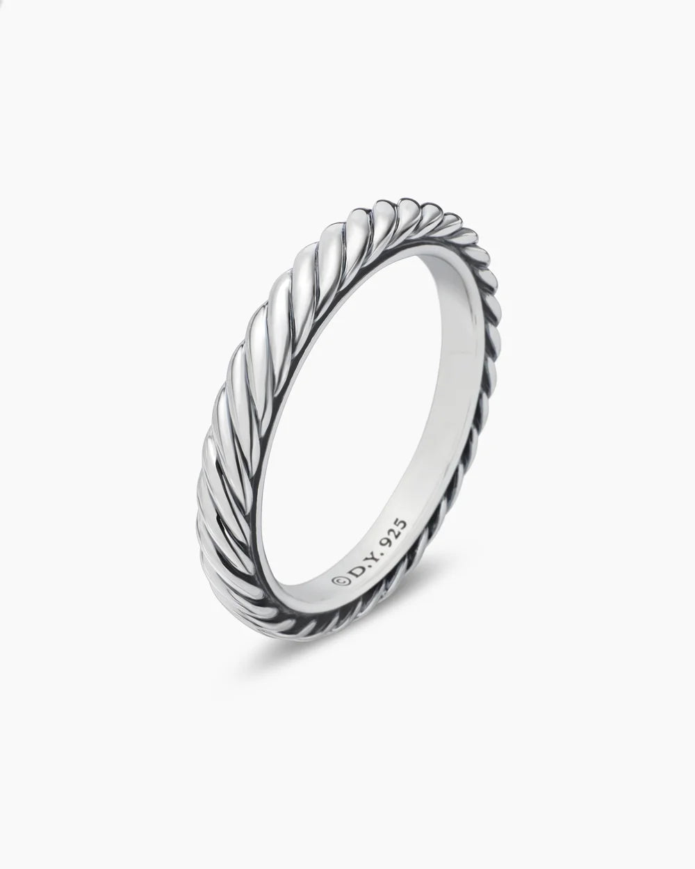 CABLE COLLECTIBLES® STACK RING Sterling Silver, 3mm