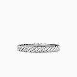 CABLE COLLECTIBLES® STACK RING Sterling Silver, 3mm