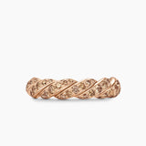 Sculpted Cable Flex Band Ring