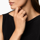 Sculpted Cable Flex Band Ring