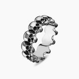 MEMENTO MORI SKULL BAND RING Sterling Silver, 8.5mm
