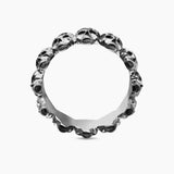 MEMENTO MORI SKULL BAND RING Sterling Silver, 8.5mm