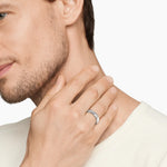 DY Classic Band Ring in 18K White Gold, 6mm