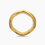Zig Zag Stax Ring in 18K Yellow Gold, 3mm
