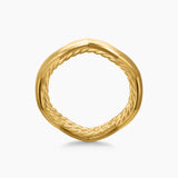 Zig Zag Stax Ring in 18K Yellow Gold, 3mm