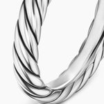 Cable Band Ring Sterling Silver, 3.4mm