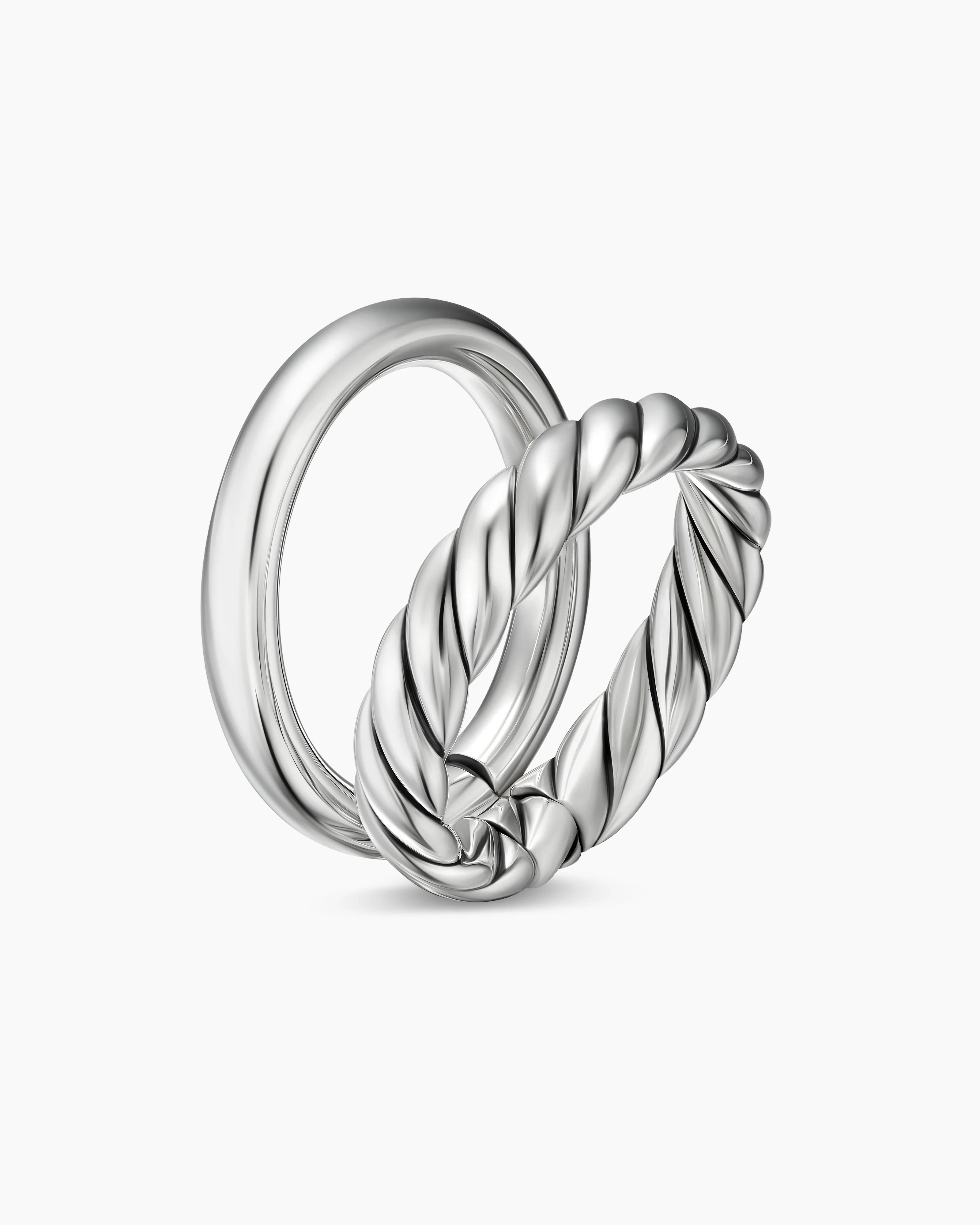 DY MERCER® TWO ROW RING Sterling Silver, 8mm