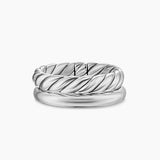 DY MERCER® TWO ROW RING Sterling Silver, 8mm