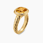 DY MERCER® COLOR STONE RING 18K Yellow Gold with Citrine, 10mm