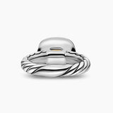 DY Mercer® Color Stone Ring Sterling Silver with 18K Yellow Gold and Champagne Citrine, 10mm