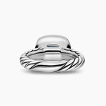 DY Mercer® Color Stone Ring Sterling Silver with 18K Yellow Gold and Sky Blue Topaz, 10mm