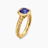 DY MERCER® COLOR STONE RING 18K Yellow Gold with Iolite, 7mm
