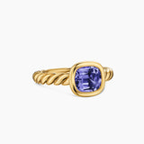 DY MERCER® COLOR STONE RING 18K Yellow Gold with Iolite, 7mm