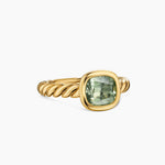 DY MERCER® COLOR STONE RING 18K Yellow Gold with Prasiolite, 7mm