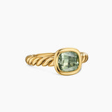 DY MERCER® COLOR STONE RING 18K Yellow Gold with Prasiolite, 7mm