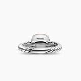 DY Mercer® Color Stone Ring Sterling Silver with 18K Yellow Gold and Amethyst, 7mm