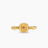DY MERCER® COLOR CABLE RING 18K Yellow Gold with Citrine, 5.5mm
