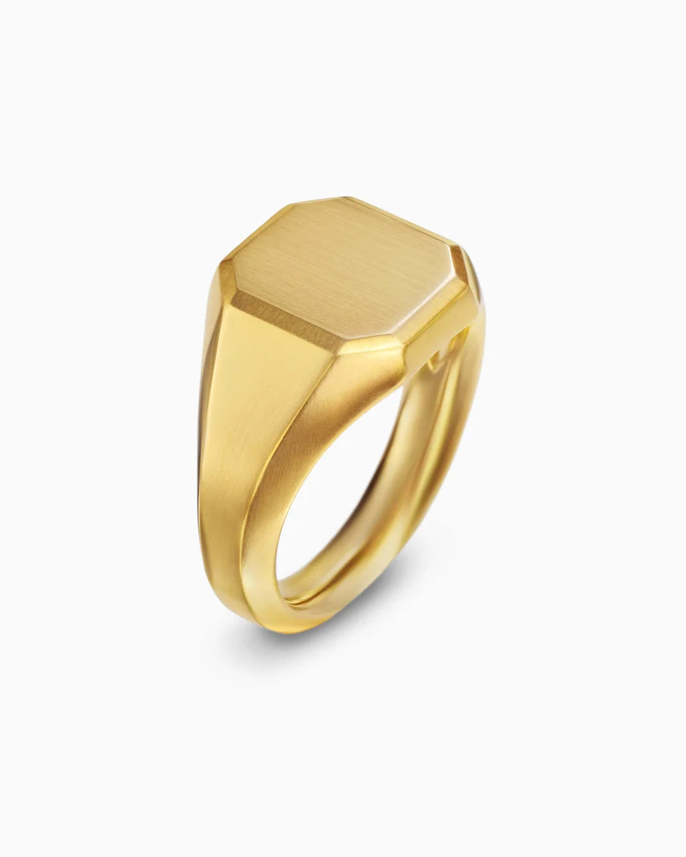 Streamline® Signet Ring 18K Yellow Gold, 14mm
