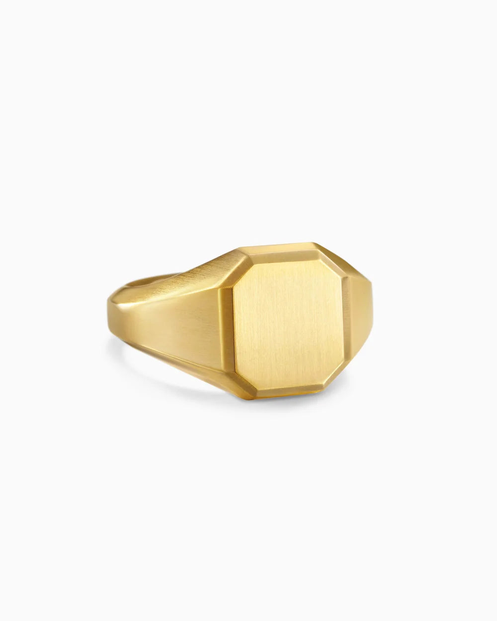 Streamline® Signet Ring 18K Yellow Gold, 14mm