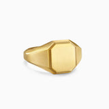 Streamline® Signet Ring 18K Yellow Gold, 14mm
