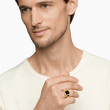 Streamline® Signet Ring 18K Yellow Gold with Black Onyx, 14mm
