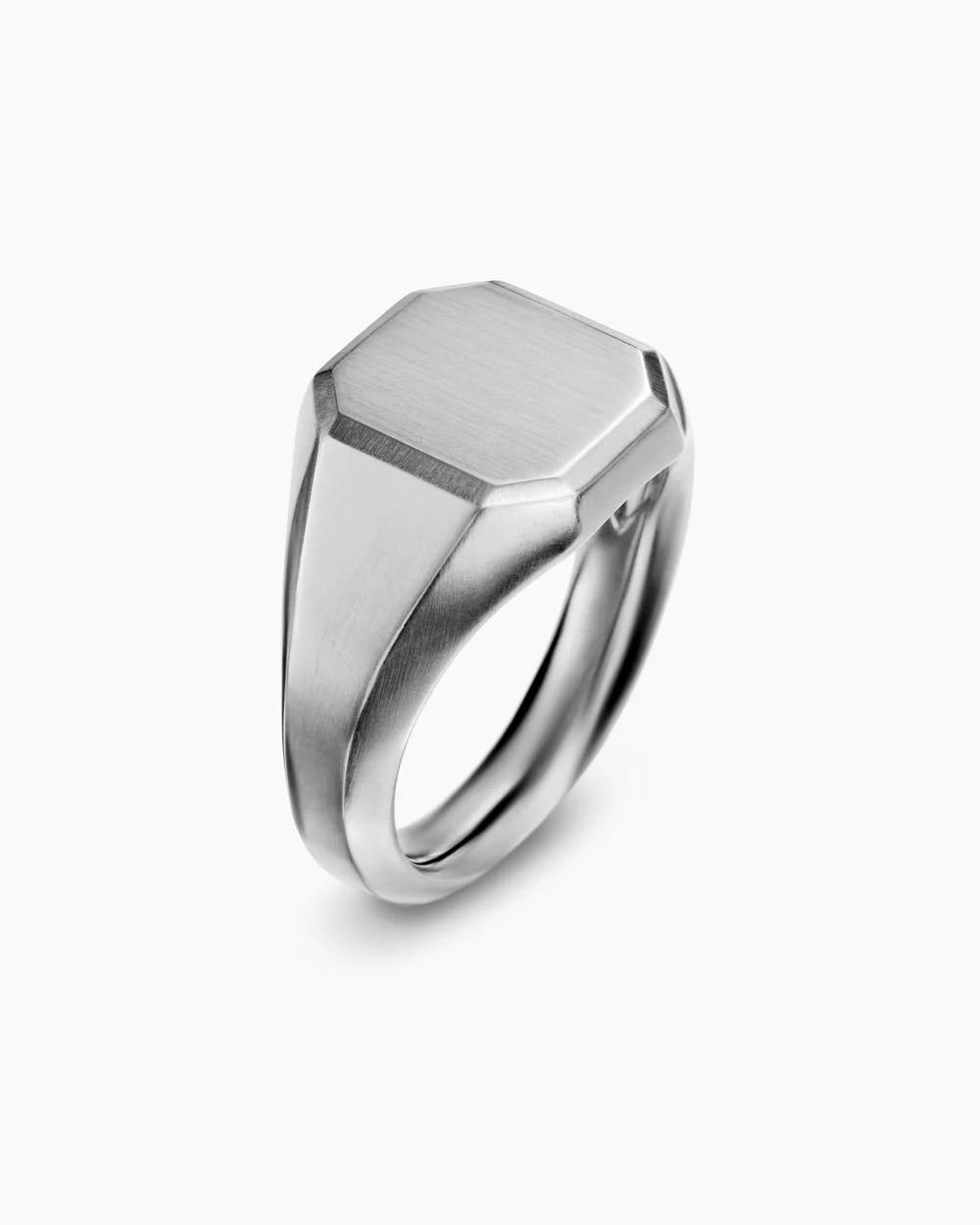 STREAMLINE® SIGNET RING Sterling Silver, 14mm