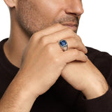Streamline® Signet Ring in Sterling Silver with Pietersite, 14mm