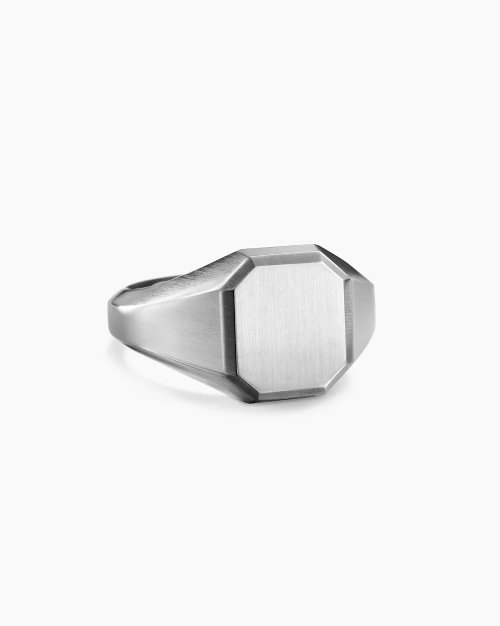 STREAMLINE® SIGNET RING Sterling Silver, 14mm