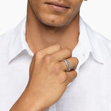 Chevron Band Ring Sterling Silver, 6.2mm
