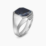 STREAMLINE® SIGNET RING Sterling Silver with Pietersite, 18mm