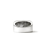 Icon 50 Ring, Sterling Silver, Black Onyx