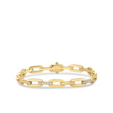 18K Gold Navarra Diamond Accents Bracelet