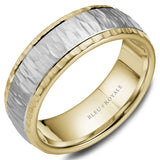 Bleu Royale 7.5mm Yellow & White Gold Wedding Band