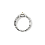 Icon Stud Ring, Gold, Sterling Silver, 5MM