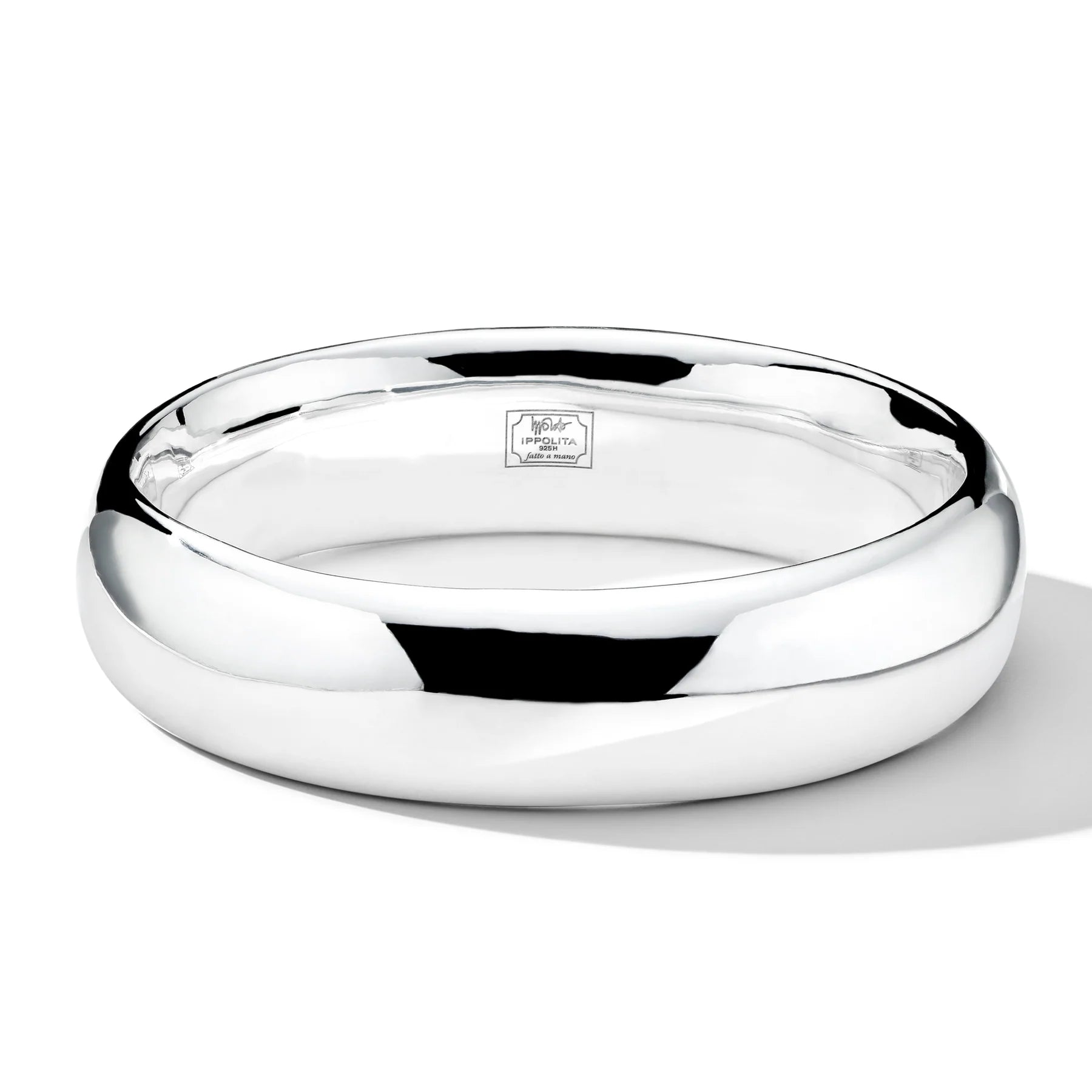 Sterling Silver Medium Smooth Bangle