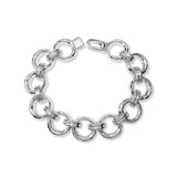 Classico Sterling Silver Open Circle Bracelet