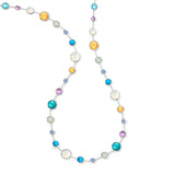 Lollitini Long Necklace 925 silver in Limpido