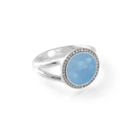 Mini Lollipop Ring 925 silver With Diamonds
