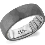 M-Fit 7mm Men’s White Gold & Tantalum Wedding Band