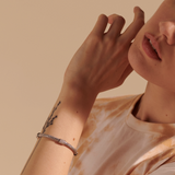 Icon Bracelet with Diamond Stations - 5MM