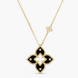 VENETIAN PRINCESS DIAMOND AND ENAMEL FLOWER NECKLACE