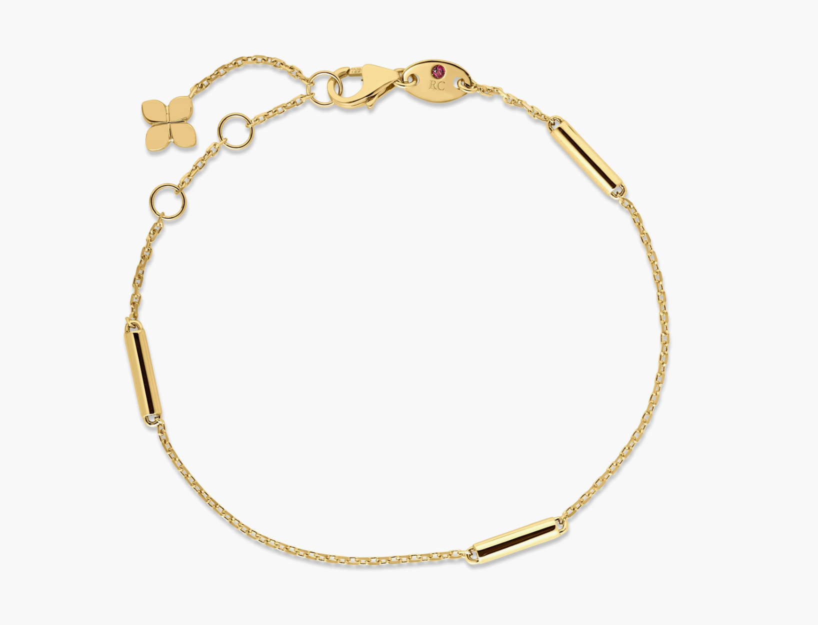 Designer Gold Bar Bracelet